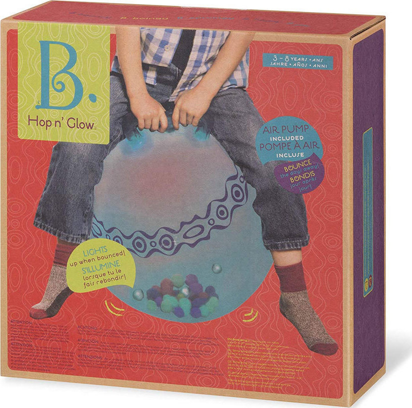 B.Toys Μπάλα που φωτίζει Χοπ Χοπ 'μπλε' 38 εκ. - Main Image