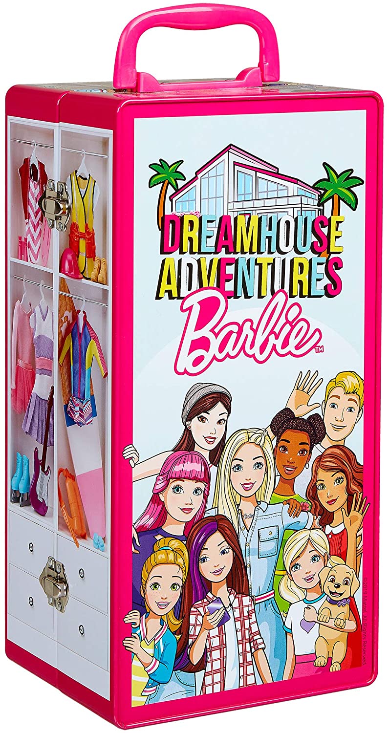 Klein Barbie Ντουλάπα ρούχων με κρεμάστρες - Main Image