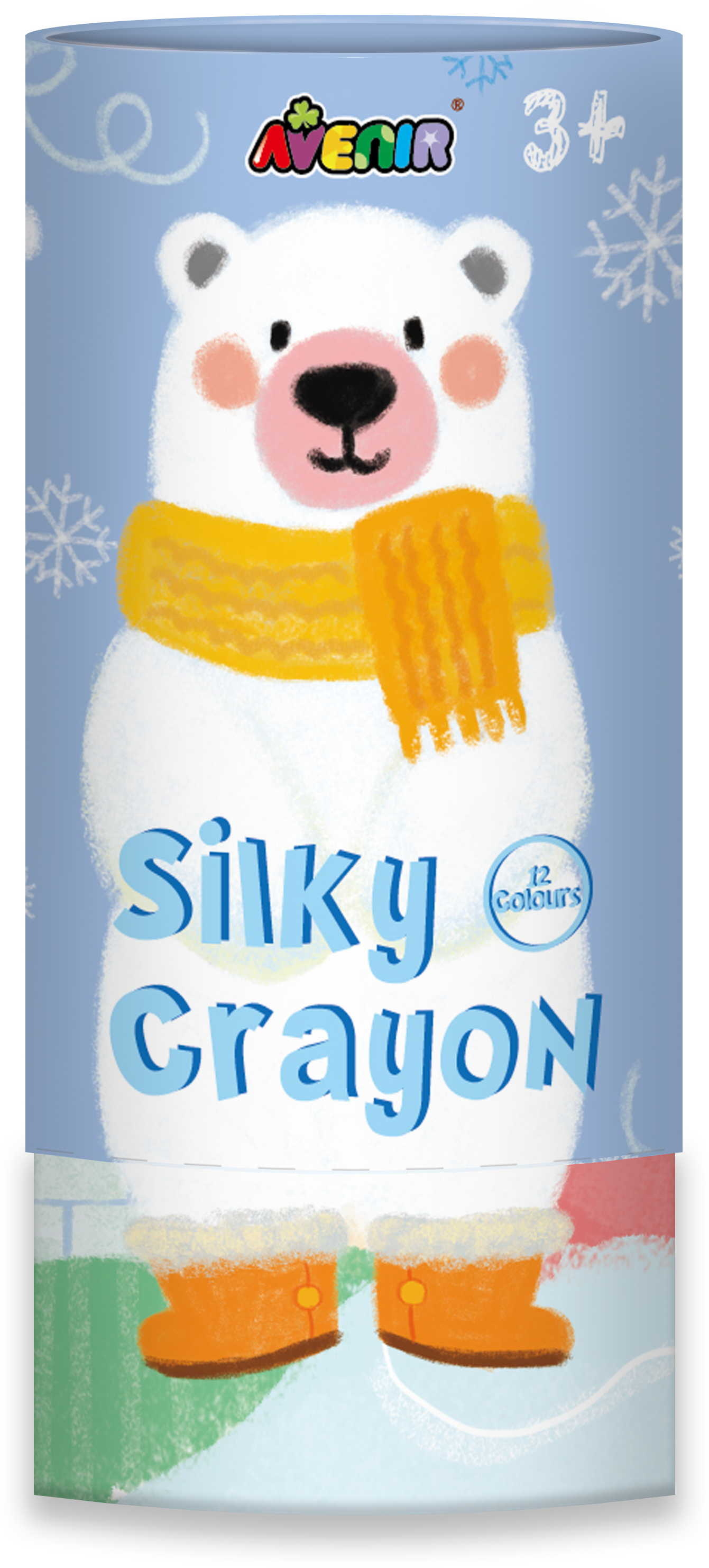 SILKY CRAYONS - POLAR BEAR - Main Image