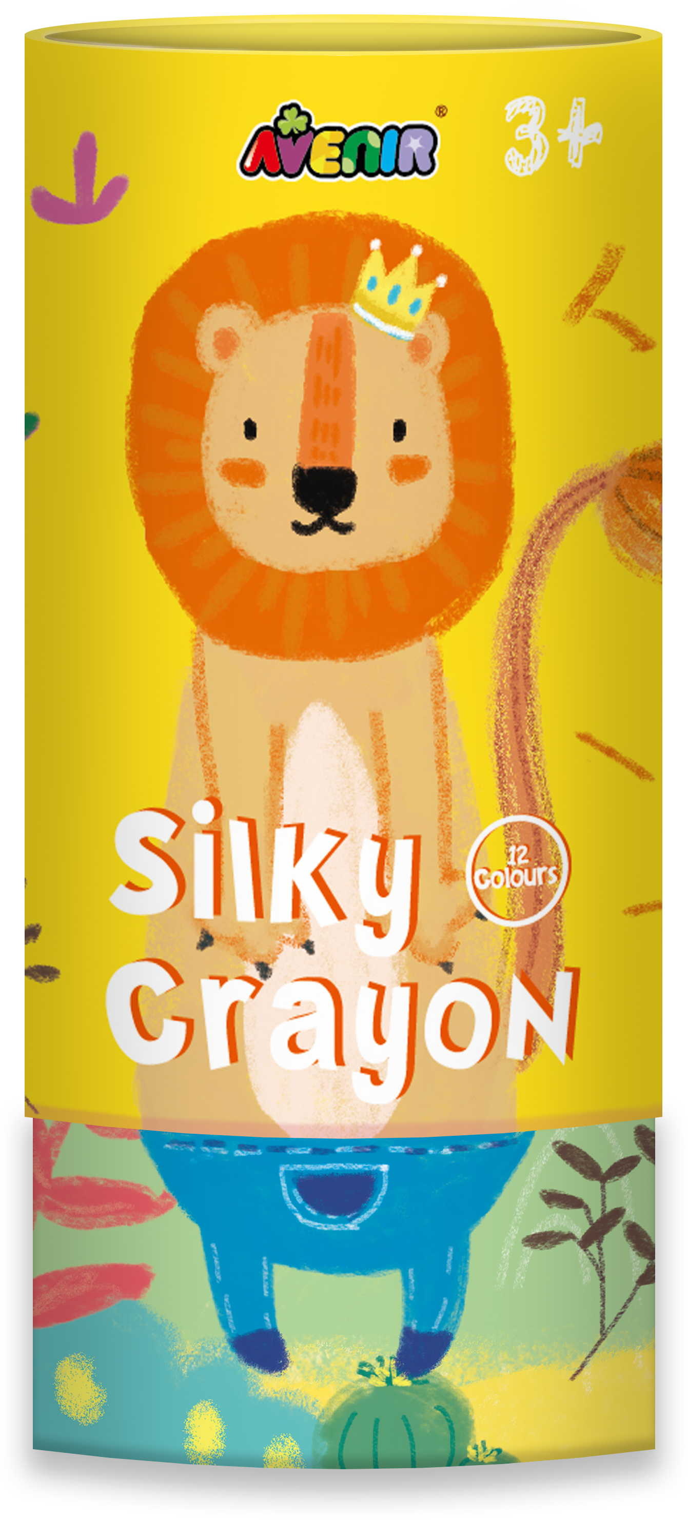 SILKY CRAYONS - LION - Main Image
