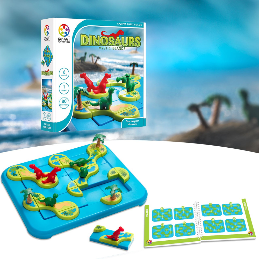 Smartgames επιτραπέζιο 'Το νησί των δεινοσαύρων' (80 challenges) - Main Image