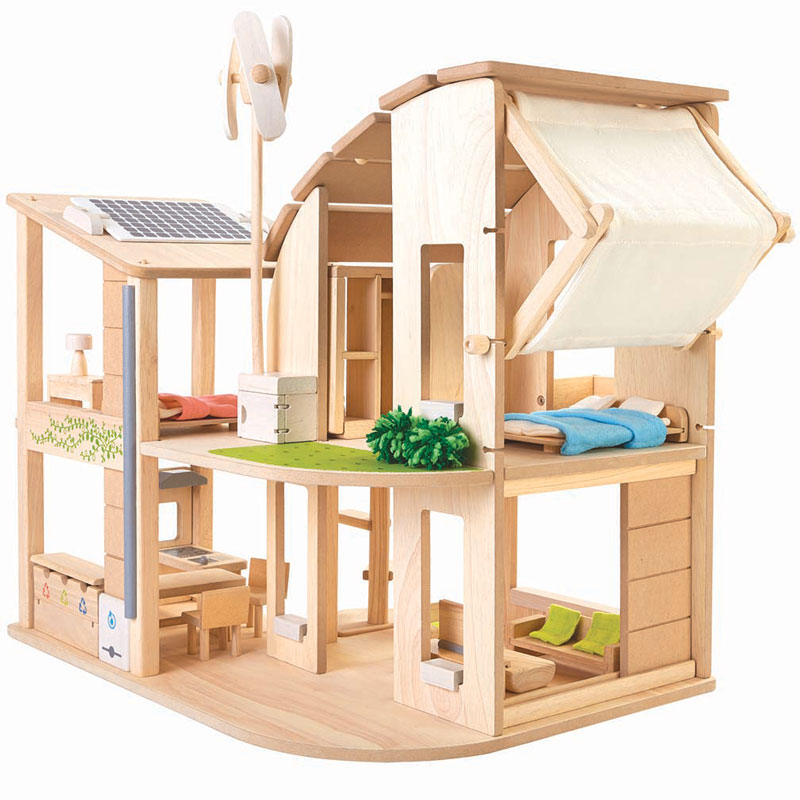 Plan Toys Οικολογικό κουκλόσπιτο με επίπλωση - Main Image