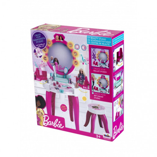 Klein - Τουαλέτα Ομορφιάς Barbie με ήχους, φώτα και αξεσουάρ (5328) - Main Image