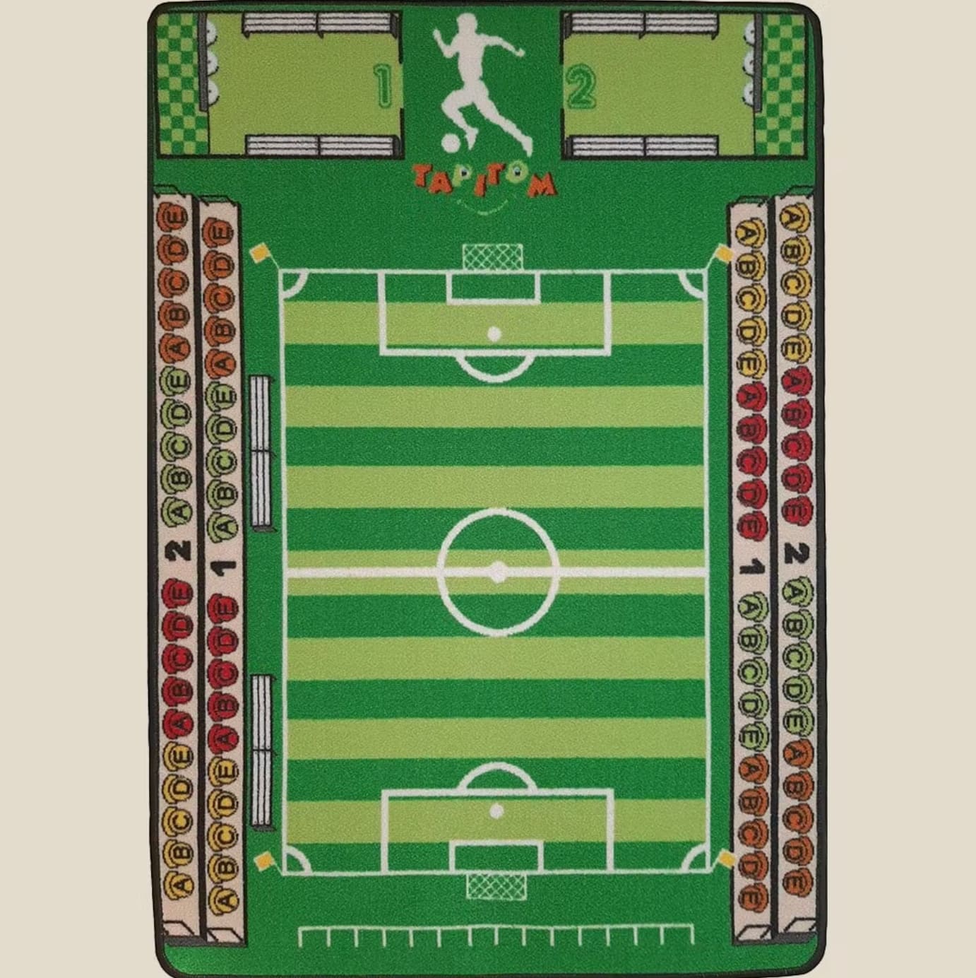Tapitom Παιδικό χαλάκι παιχνιδιού 95 X 133 CM γήπεδο ποδοσφαίρου - Main Image