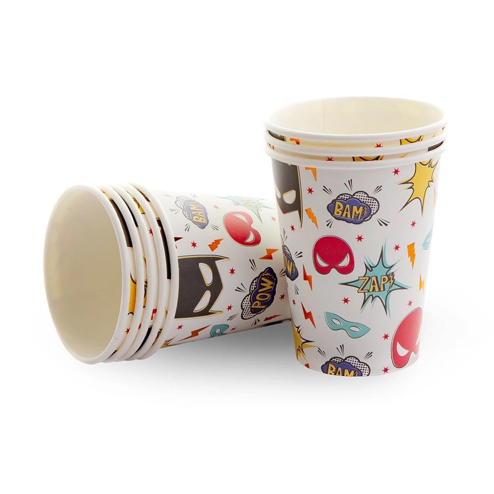 Great Pretenders Cups - Superhero (8 pcs) - Main Image