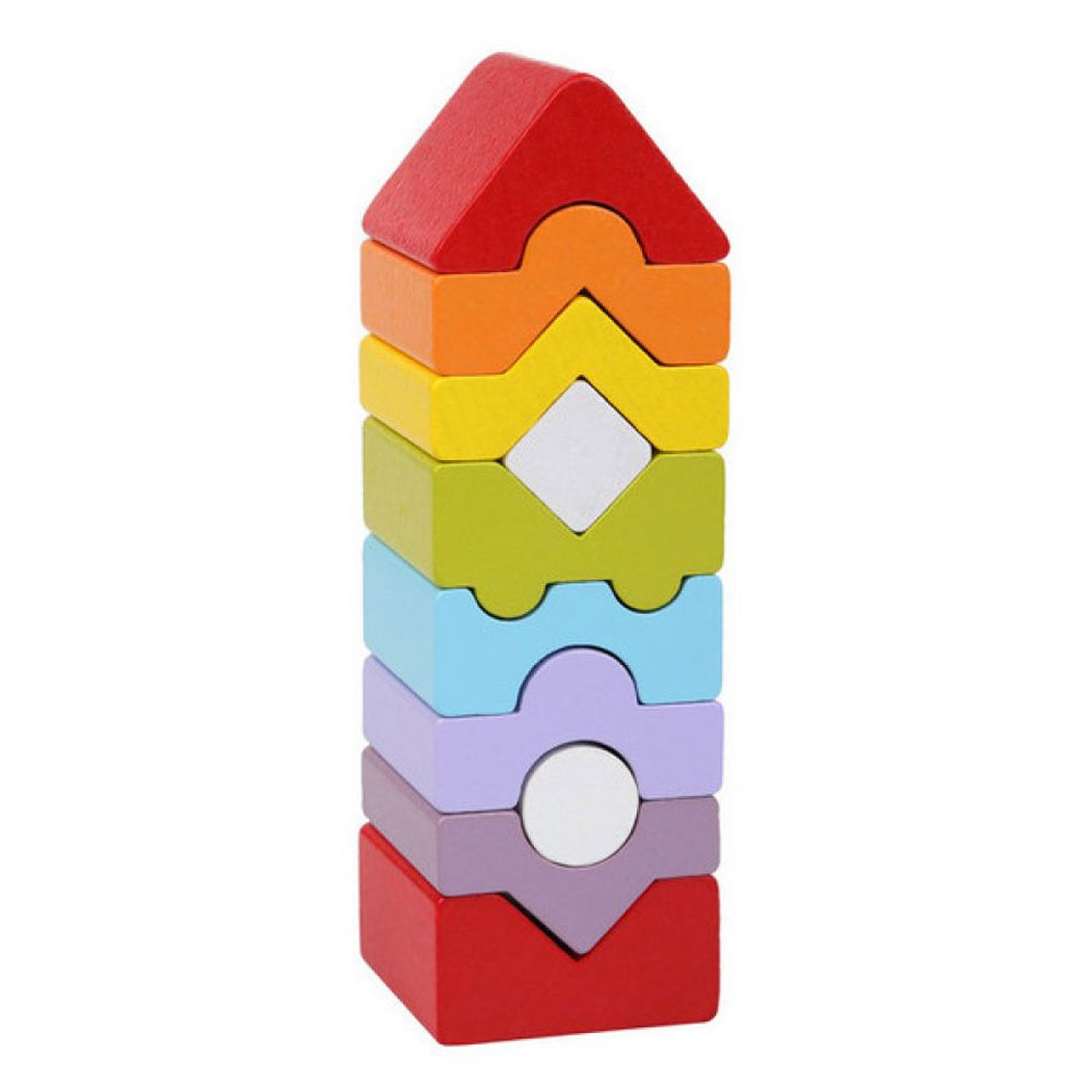 Cubika Ξύλινος Πύργος με μεταβαλλόμενες θέσεις 2D  18 εκ. - Main Image