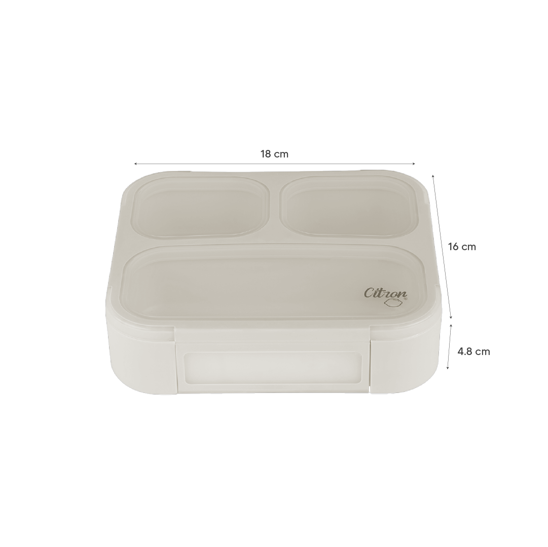 Microwavable Luncbox With Fork And Spoon - Purple - Main Image