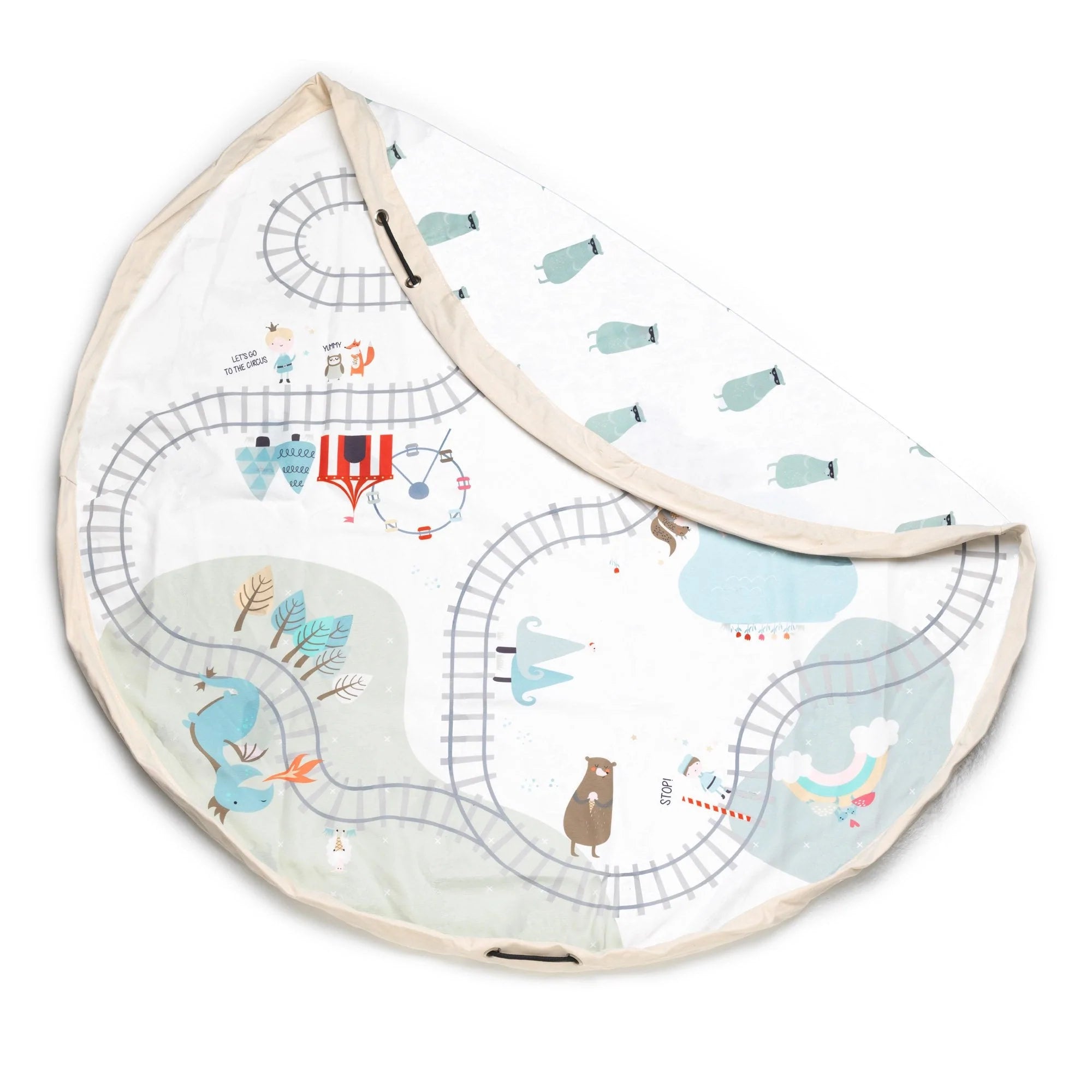 PLAY&GO. Στρώμα παιχνιδιού - τσάντα 2 σε 1. Trainmap/bears - Main Image