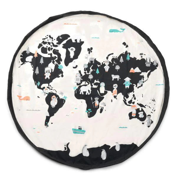 PLAY&GO. Στρώμα παιχνιδιού - τσάντα 2 σε 1. Worldmap - Main Image