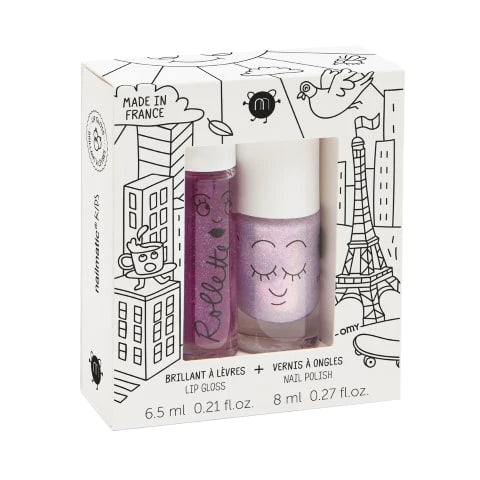 NAILMATIC. Σετ Lip gloss+βερνίκι νυχιών Lovely City (Mure+Elliot) - Main Image