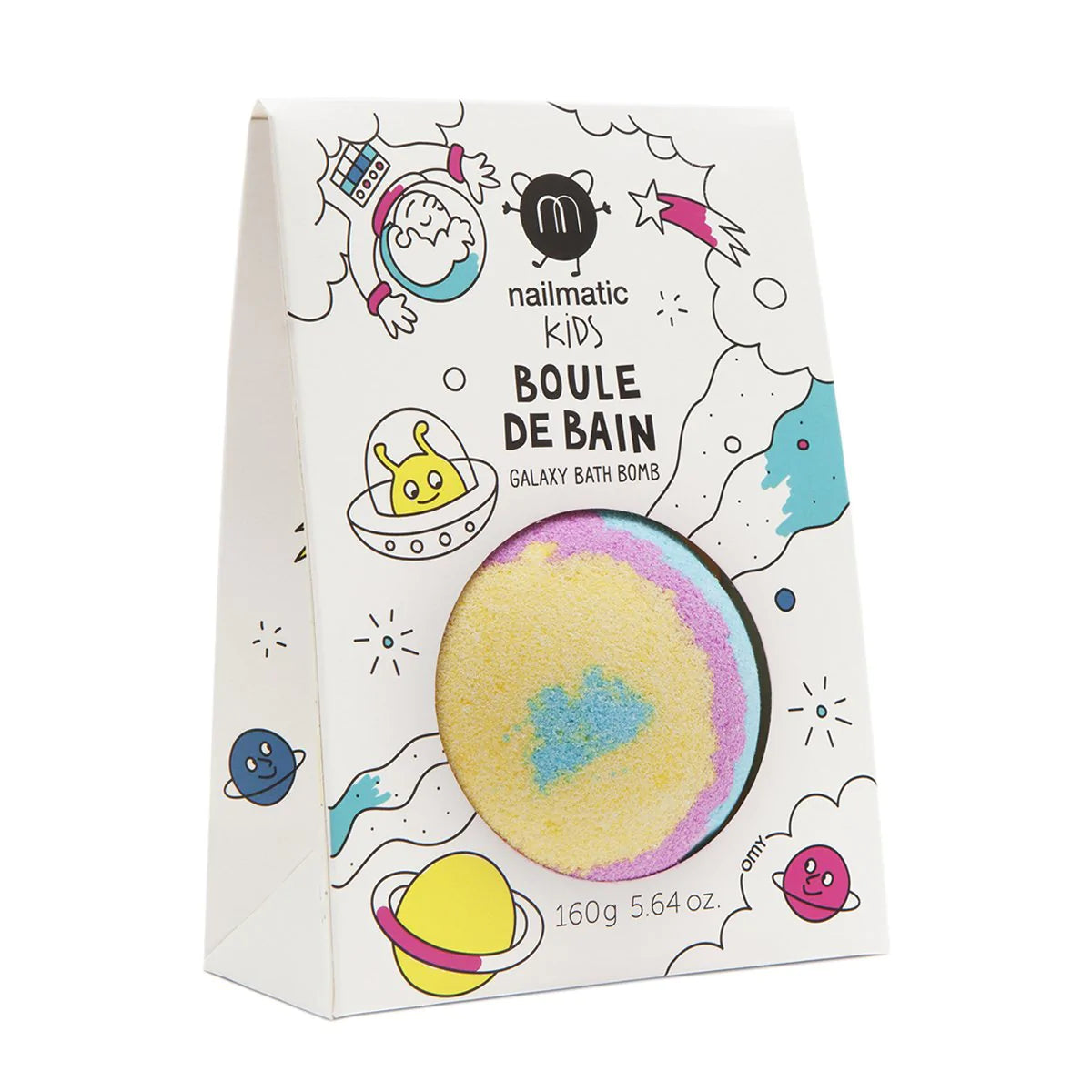 NAILMATIC. Bath bomb Galaxy (ροζ-κίτρινο-γαλάζιο) - Main Image