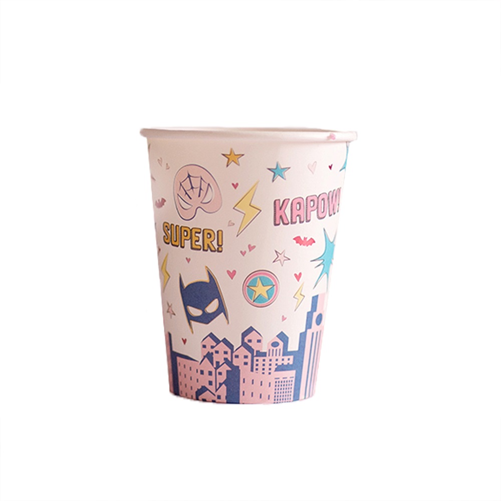 Great Pretenders Cups - Superhero Star (8 pcs) - Main Image