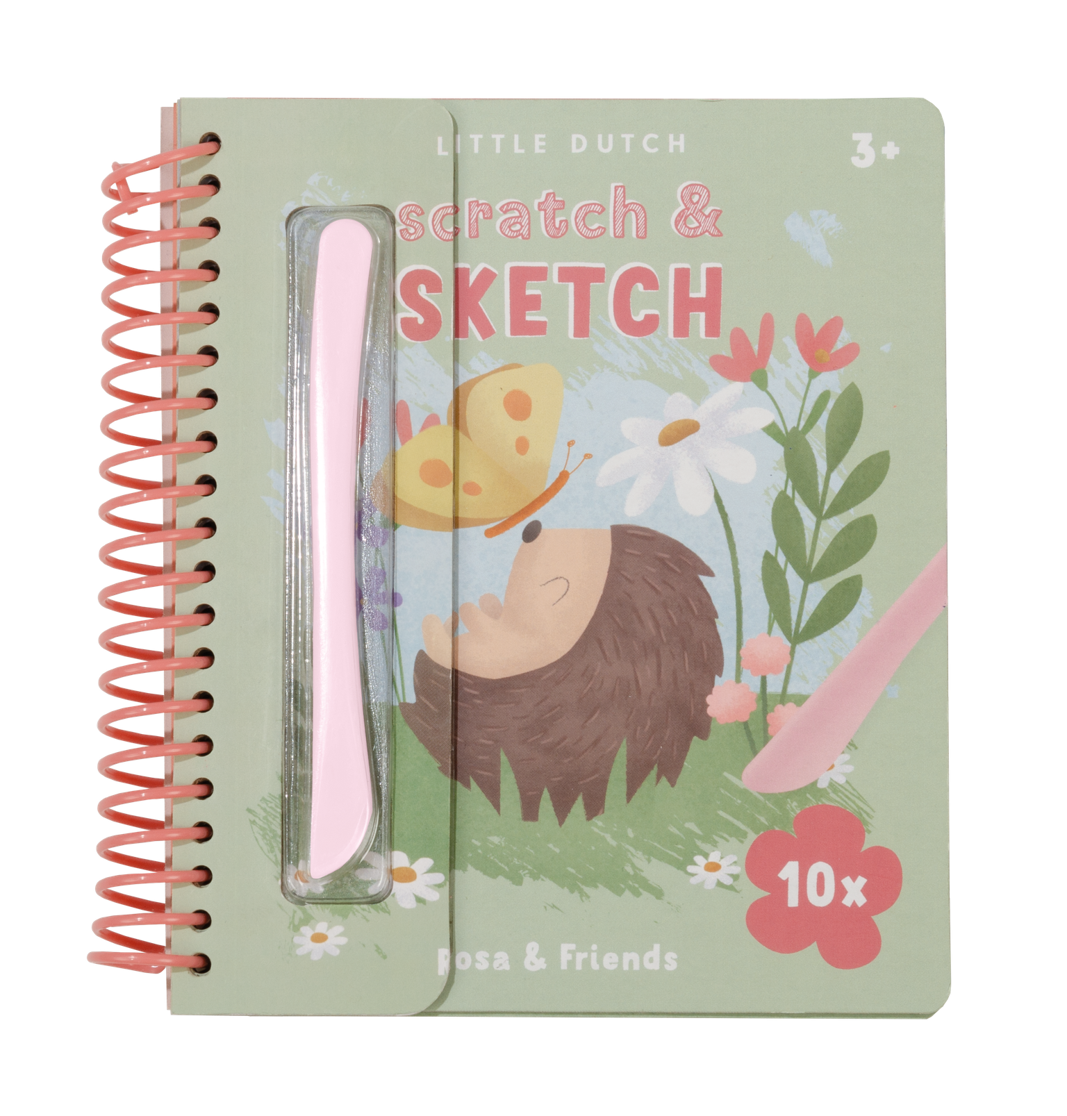 LITTLE DUTCH. Scratchbook Rosa & Friends - Main Image