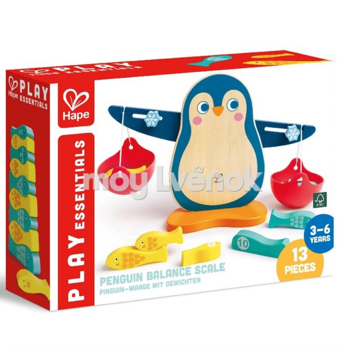 Hape Ξύλινη ζυγαριά Πιγκουινάκι - Main Image