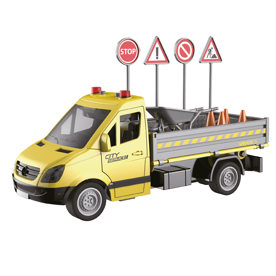 Metropoli - Road Van With Lights And Sound Set - 2 Pcs - Main Image