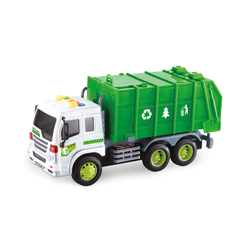 Metropoli - Recyclying Vehicles With Lights And Sound Set - 3 Pcs - Main Image
