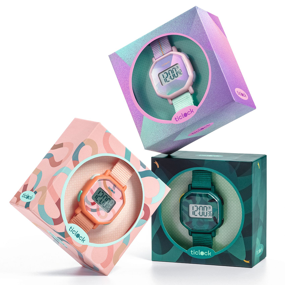Djeco Ψηφιακό ρολόι χειρός "Pastel volute" - Main Image