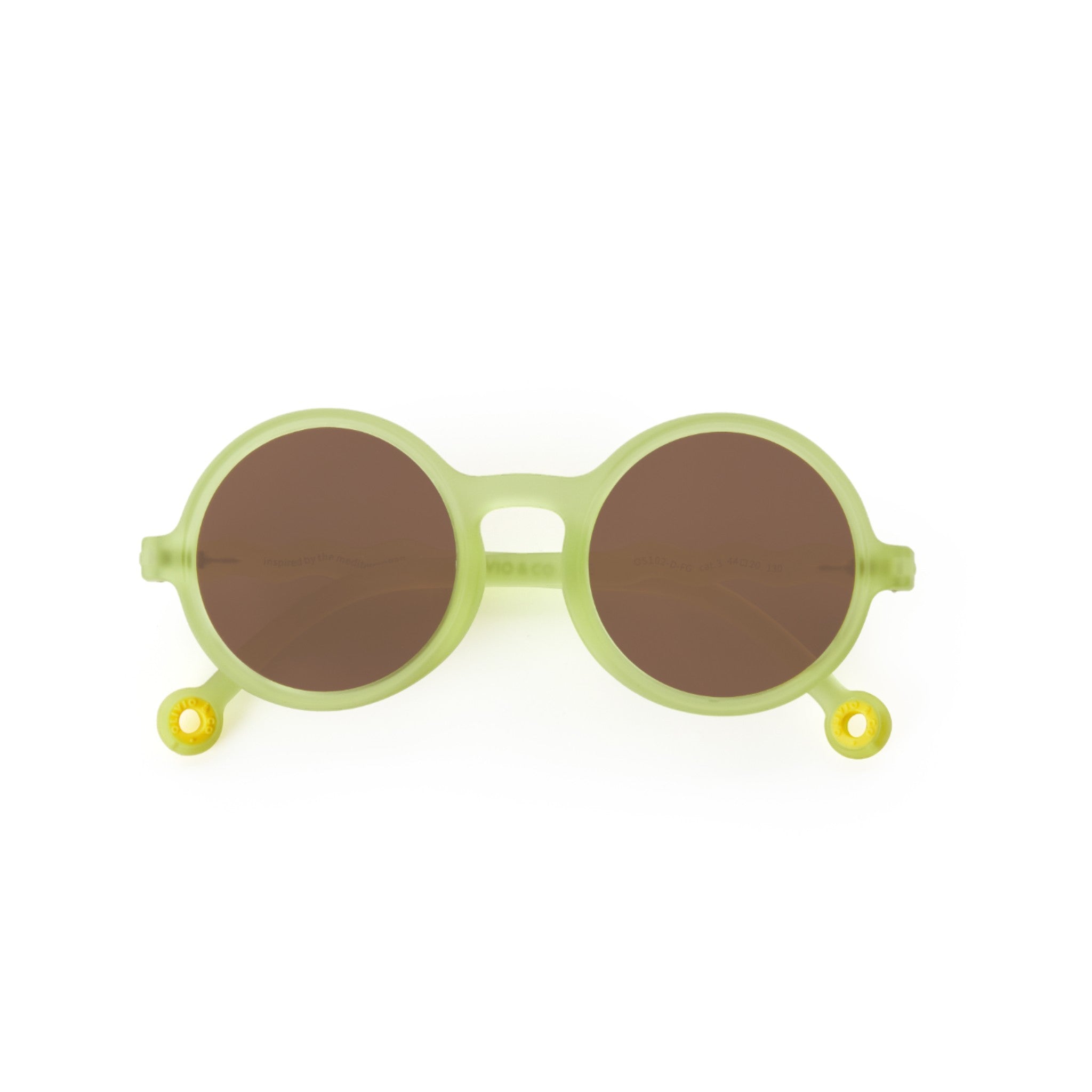 OLIVIO & CO. Παιδικά γυαλιά ηλίου στρογγυλά Citrus Garden-Lime Green 5-12 ετών - Main Image