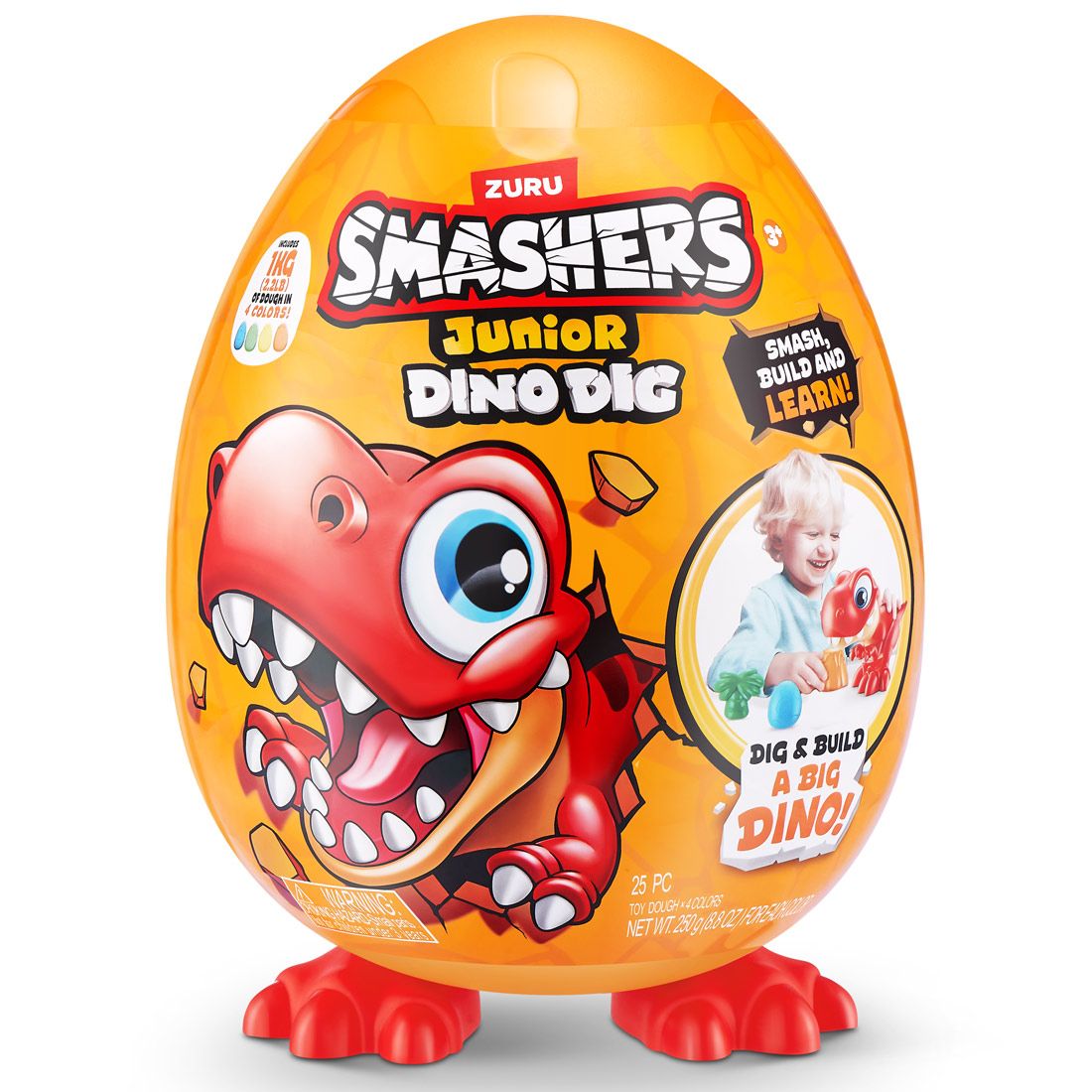 Zuru παιχνιδι μινιατουρα Smashers Junior S1 -dino Dig μεγαλο αυγο - Main Image
