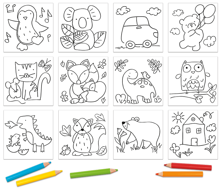 Crea Dudu - Giant Crayons Easy Colouring - Main Image