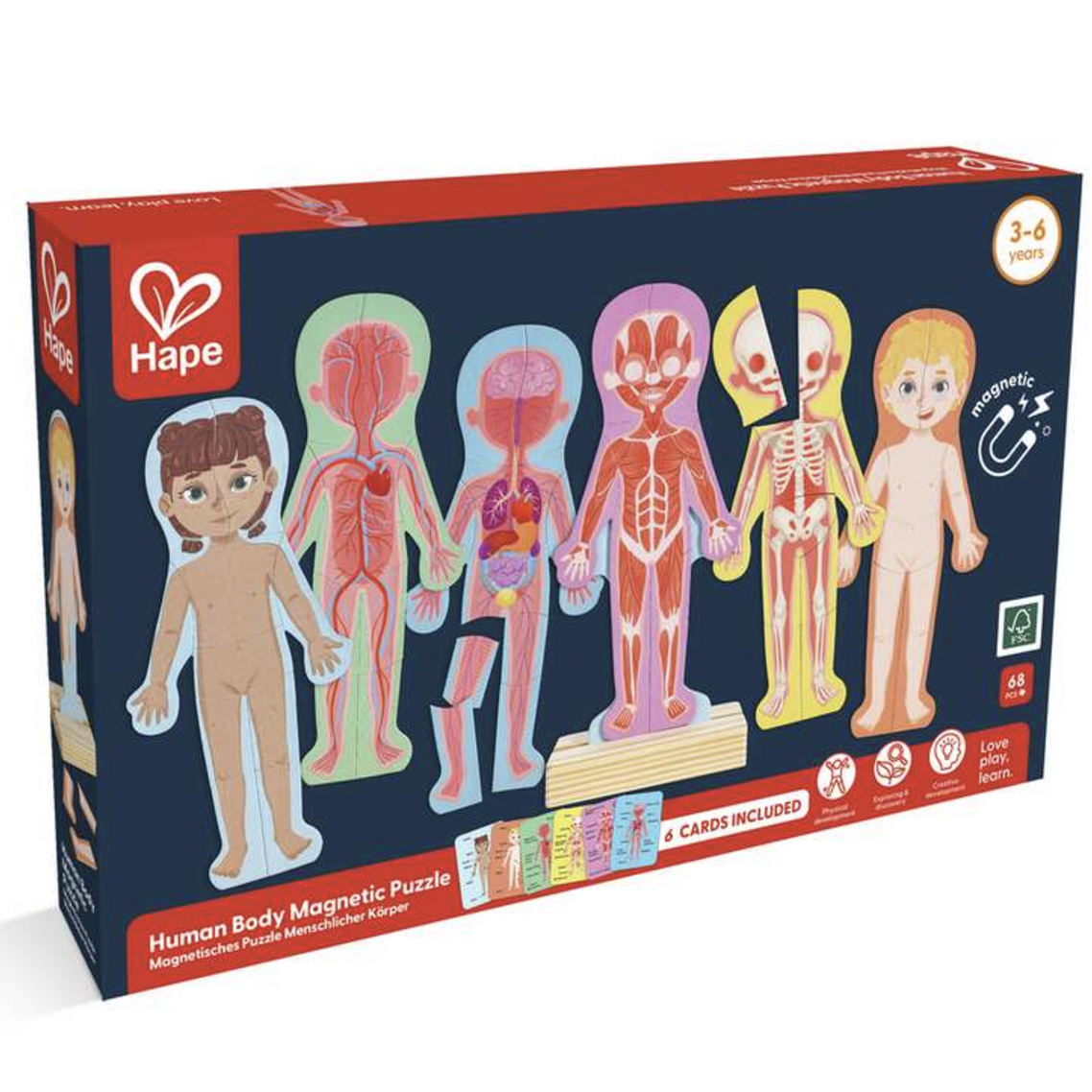 Hape μαγνητικό παζλ ανθρώπινο σώμα - Main Image