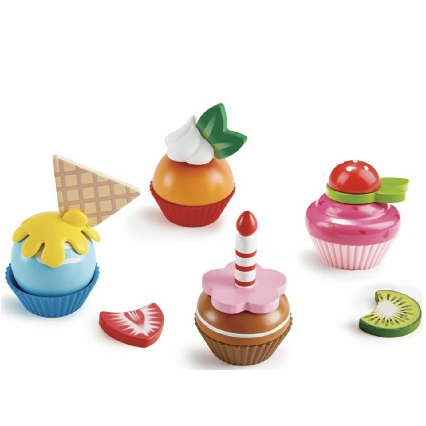 Hape Cupcakes από Ξύλο για 3+ Ετών 18τμχ - Main Image