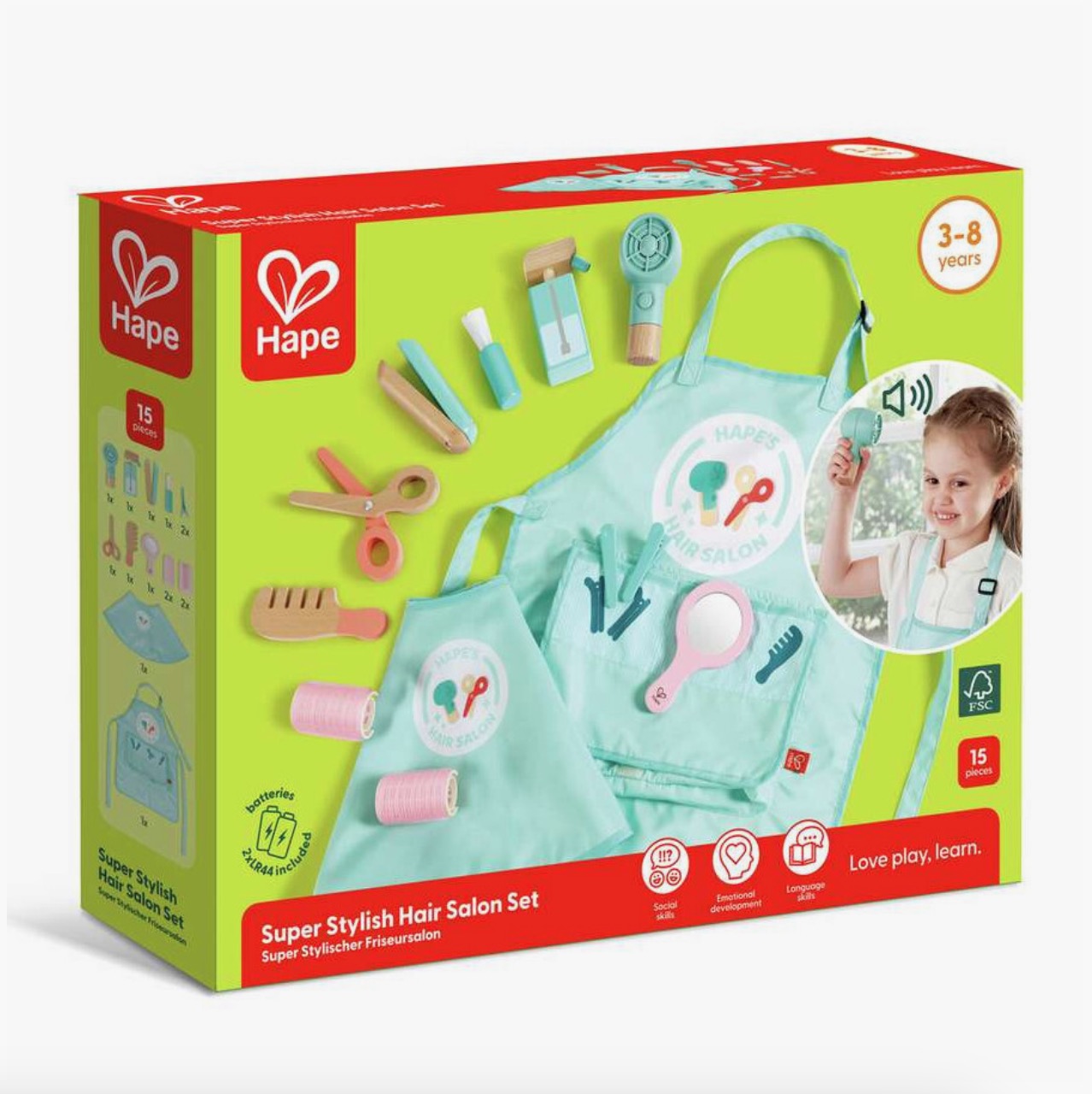 Hape Παιχνίδι Μίμησης Hair Salon Set για 3+ Ετών - Main Image