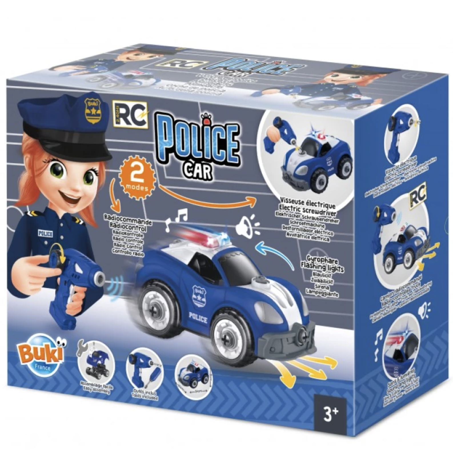 BUKI RC Αστυνομικό αυτοκίνητο τηλεκατευθυνόμενο – Κατασκευή - Main Image