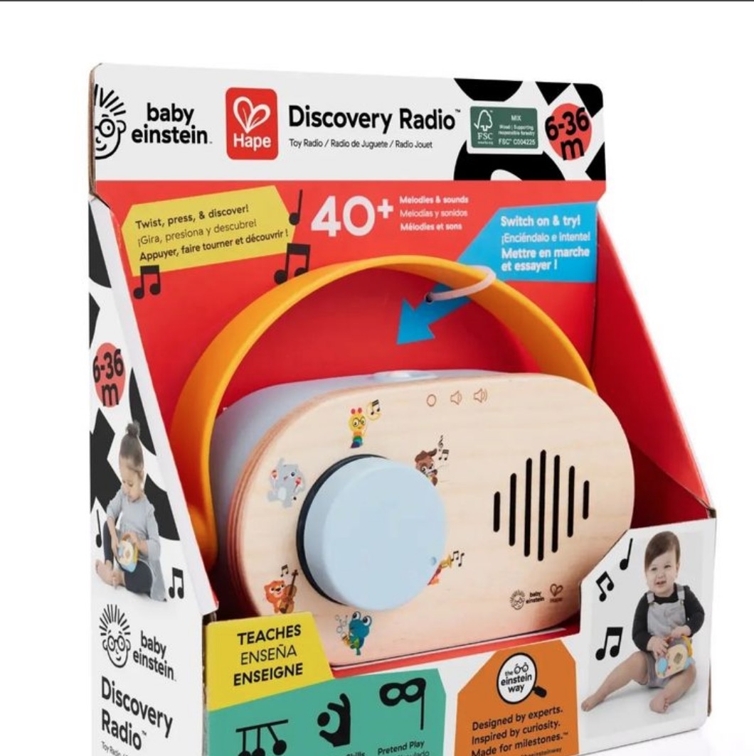 Hape Ξύλινο Ράδιο με μουσική και φωτάκια - Main Image