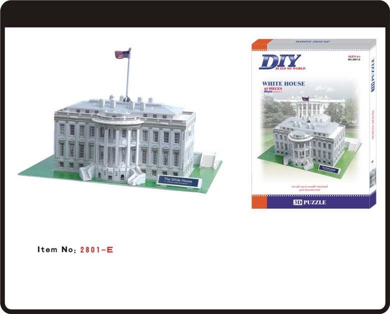 Λευκός Οίκος( Αμερική) 3D Puzzle - Main Image