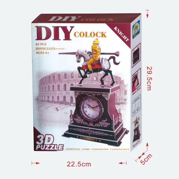 Ιππότης(Ρολόι) 3D Puzzle - Main Image