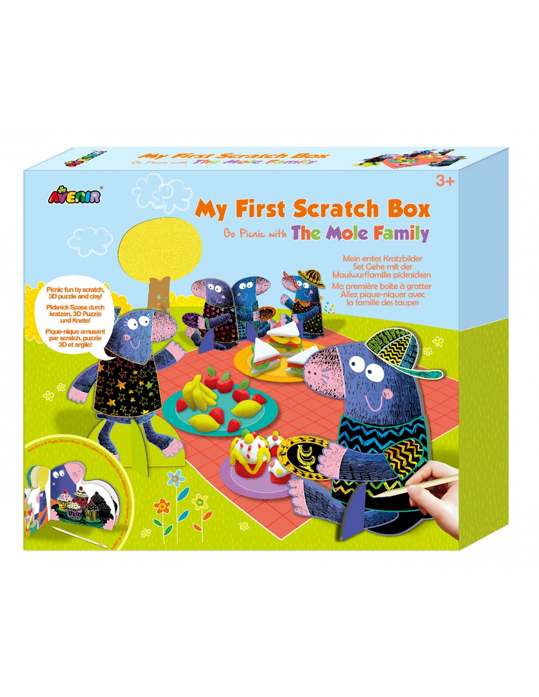 SCRATCH BOX-GO PICNIC WITH THE MOLE FAMILY - Main Image