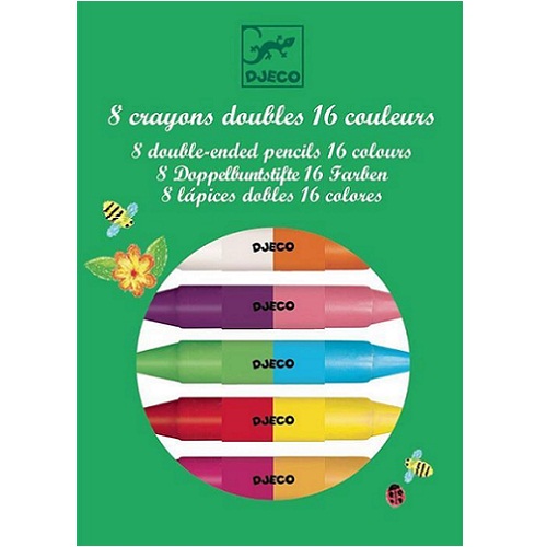 Djeco 8 διπλές μπογιές σε παστελ - Main Image