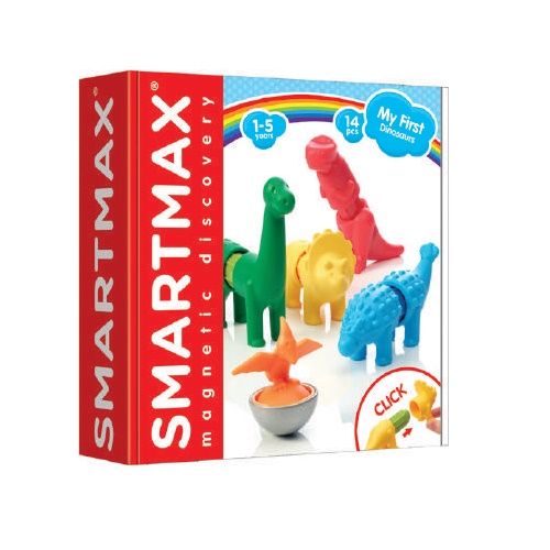 SmartMax κατασκευές με μαγνήτη 'Δεινοσαυράκια' 14τεμ. - Main Image