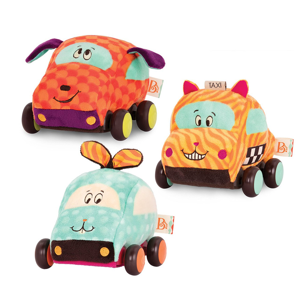 B.toys Βρεφικά Μαλακά Οχήματα κουδουνίστρα με αποσπώμενες ρόδες από 0+ μηνών - Main Image