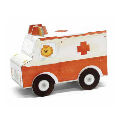 Krooom χαρτινη κατασκευη 3d 'Ambulance' - Main Image
