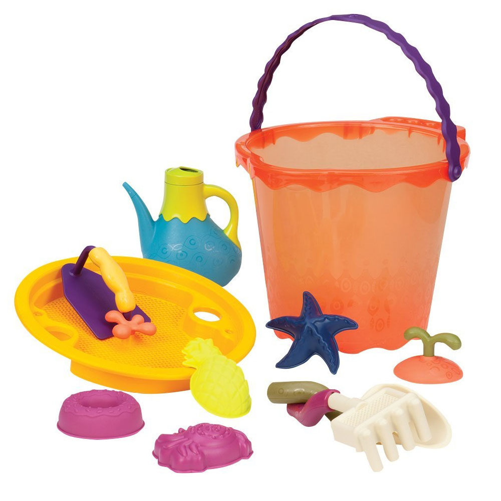 B.Toys Σετ Κουβαδάκι Παραλίας 34 εκ. 'Πορτοκαλί' - Main Image